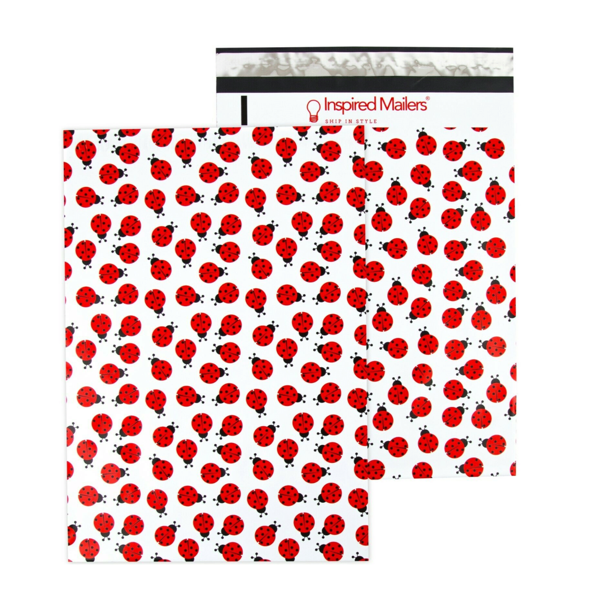 Ladybug Pattern Bubble Mailers