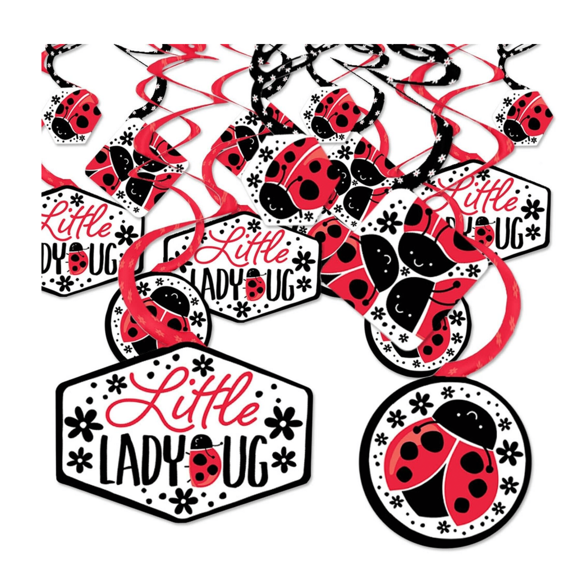 Ladybug Party Streamers
