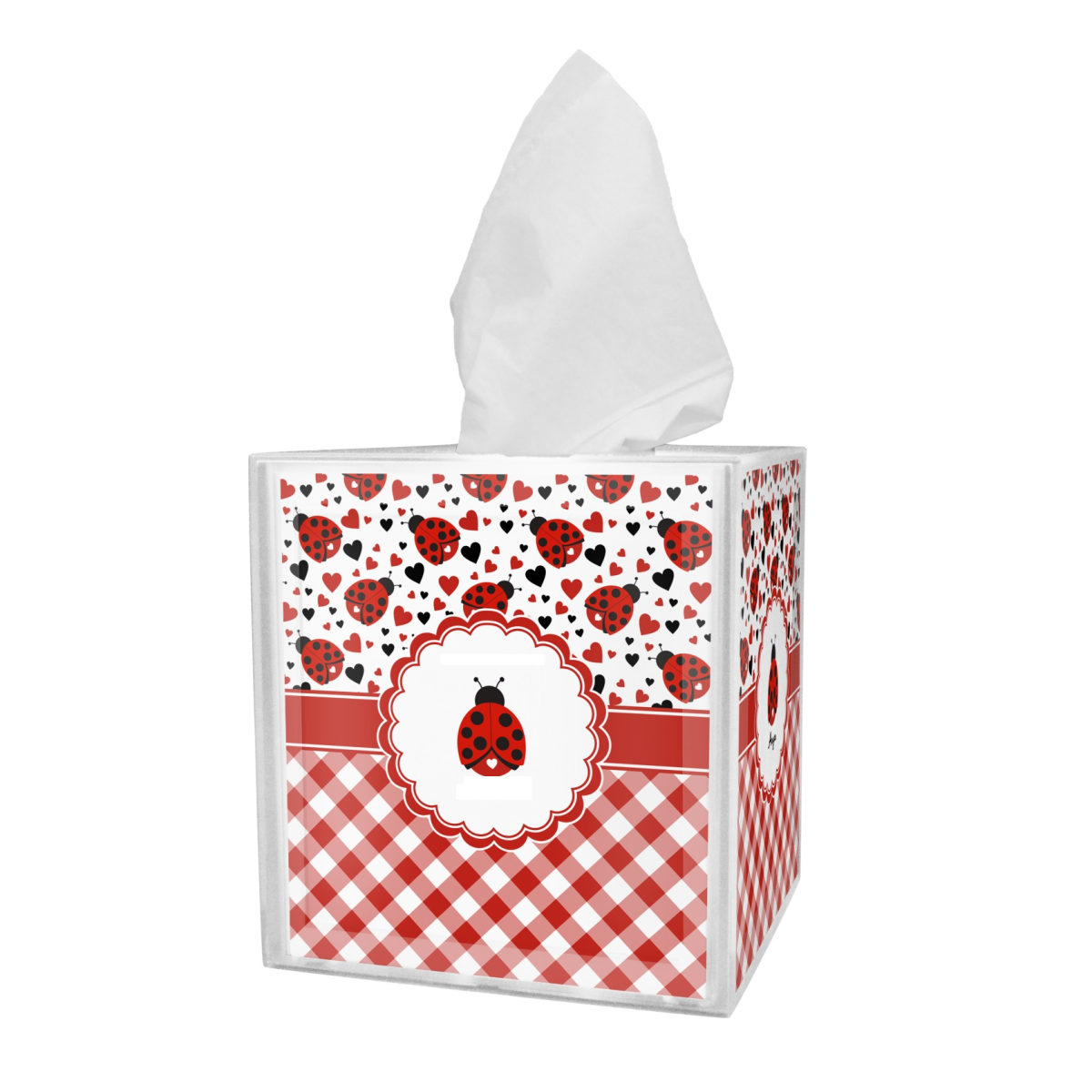 Lady Bug Pattern Tissue Holder