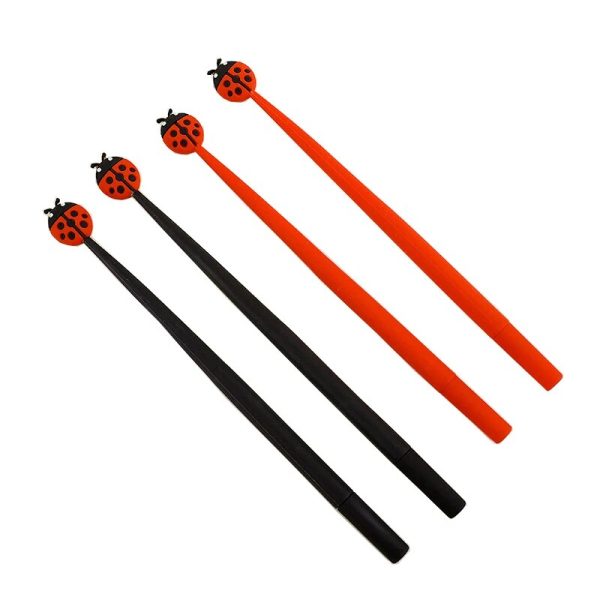 ladybug pattern pen set