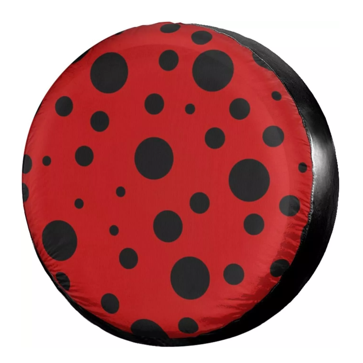 ladybug print spare tire cover
