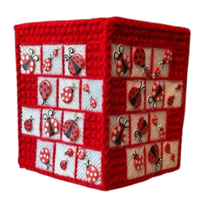 ladybug tissue box cover