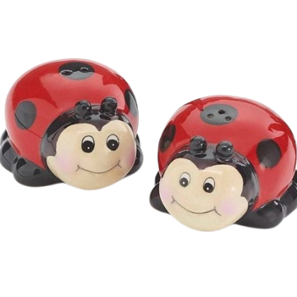 ladybug salt and pepper shakers