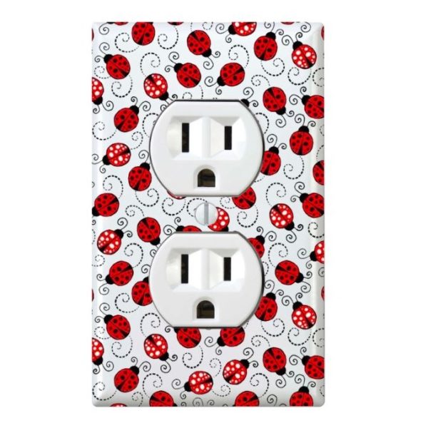 ladybug light switch cover