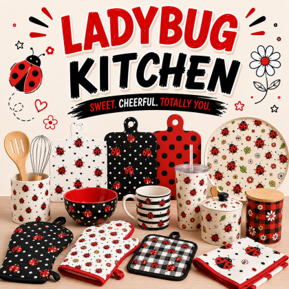 Ladybug Kitchen Items