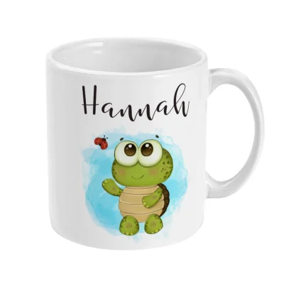 Turtle Graphic Ceramic Coffee Mug